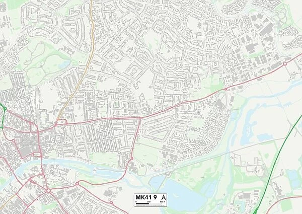 Bedford MK41 9 Map
