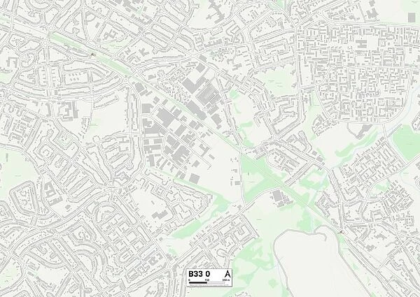 Birmingham B33 0 Map