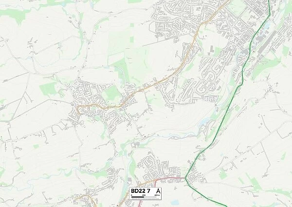 Bradford BD22 7 Map
