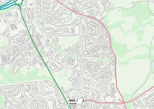 Bury M25 1 Map