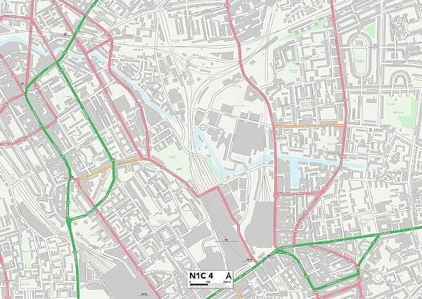 Camden N1C 4 Map