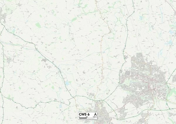 Cheshire East CW5 6 Map
