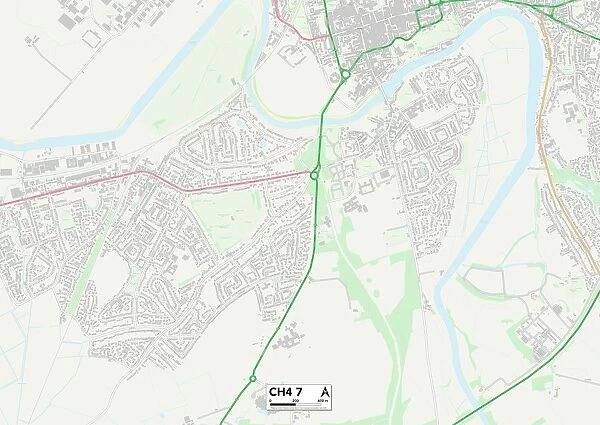 Cheshire West and Chester CH4 7 Map