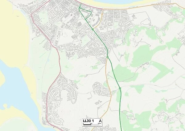 Conwy LL30 1 Map