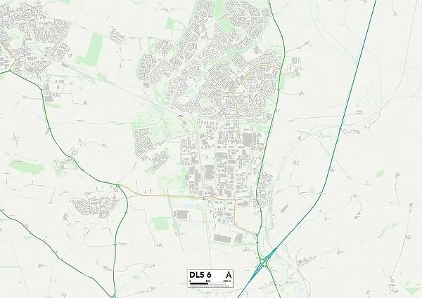 County Durham DL5 6 Map