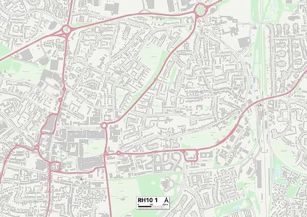 Crawley RH10 1 Map