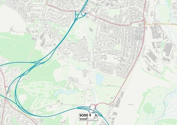 Eastleigh SO50 9 Map