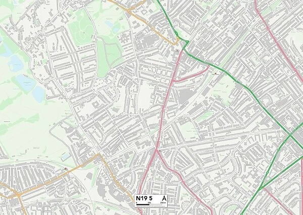 Islington N19 5 Map