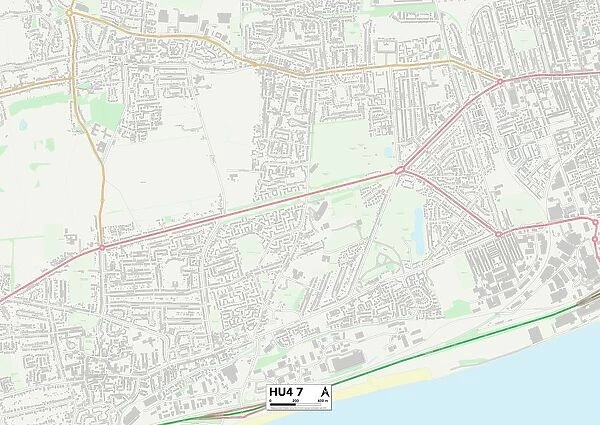 Kingston upon Hull HU4 7 Map