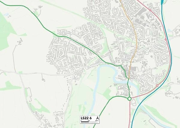 Leeds LS22 6 Map