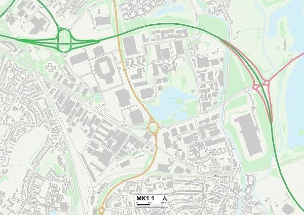 Milton Keynes MK1 1 Map
