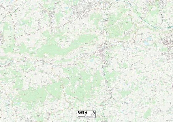 Mole Valley RH5 6 Map