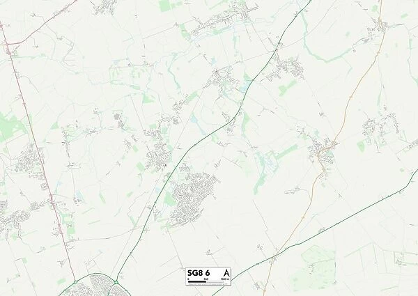 North Hertfordshire SG8 6 Map