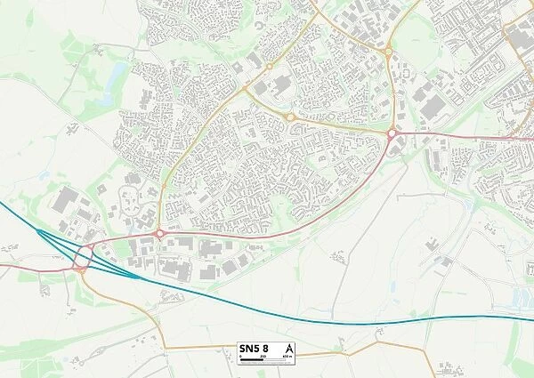 Swindon SN5 8 Map