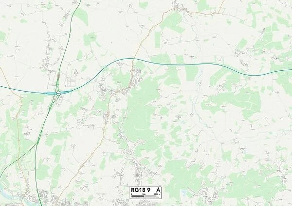 West Berkshire RG18 9 Map