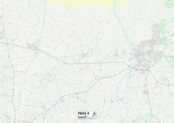 West Norfolk PE34 4 Map