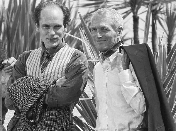 Actor John Malkovich seen here with Paul Newman at the Cannes Film Festival at