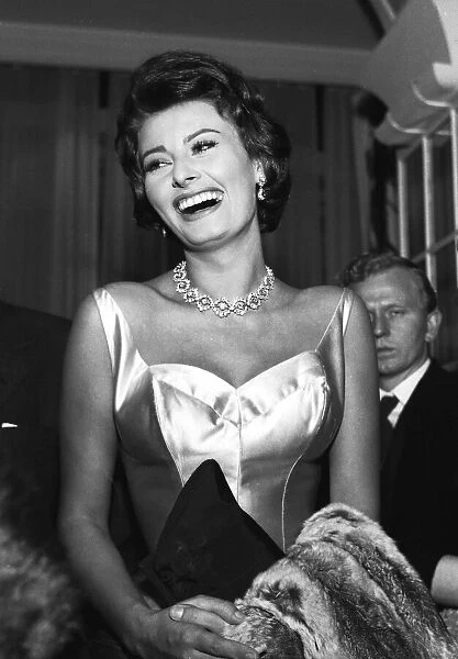 Actress Sophia Loren October 1957