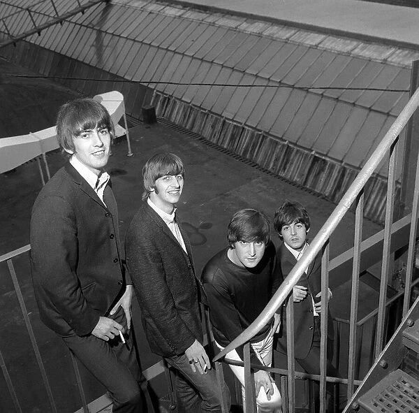 The Beatles before playing the Opera House Blackpool 16 August 1964 Left to right