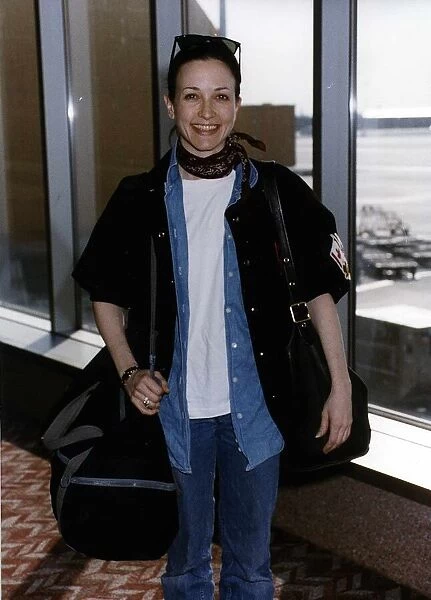 Bebe Neuwirth actress at Los Angeles Airport