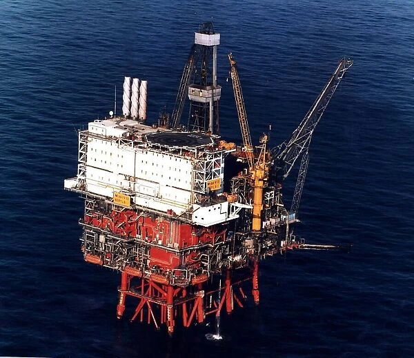 Beryl Bravo Oil rig in the North Sea