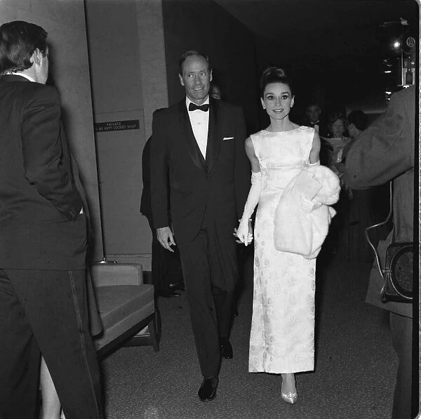 British Film Academy Awards 1964 Mel Ferrer and Audrey Hepburn Y2K
