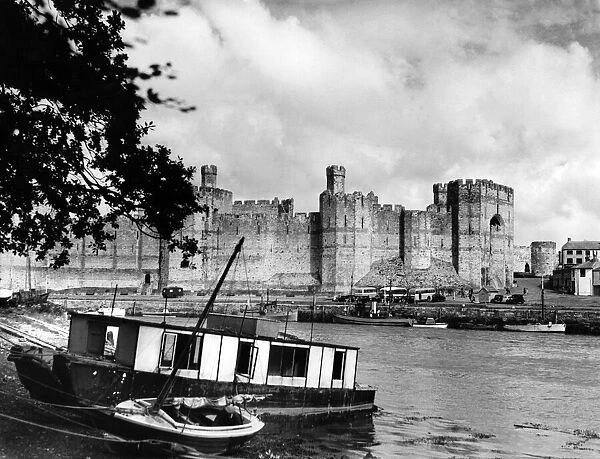 Caernarfon Castle. September 1950