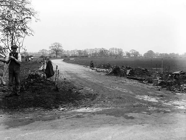 Construction of a new road off of Long Lane signals the beginning of a new housing