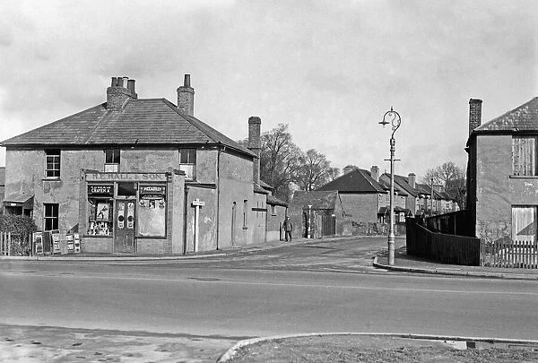 Cranford High Street, junction Bath Road, Cranford Circa 1936