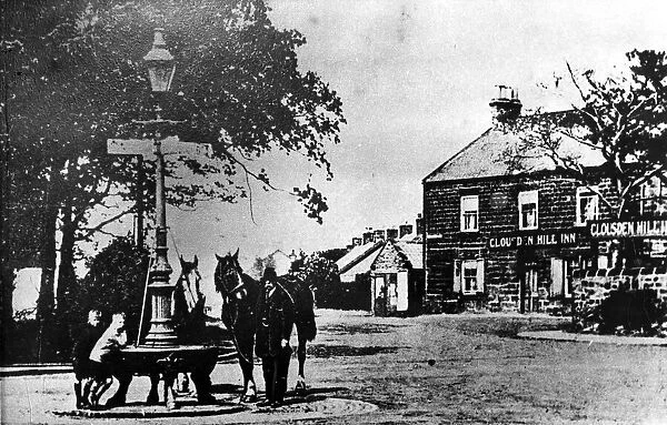 An early picture of the Clousden Hill crossroads in Forest Hall