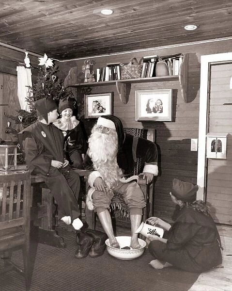 Father Christmas December 1991 Santa claus, father xmas, christmas