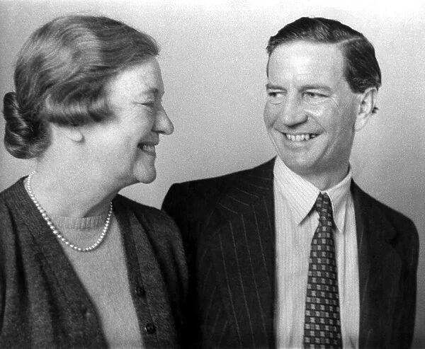 Foreign Office official Harold Philby and his mother. November 1955 P009632