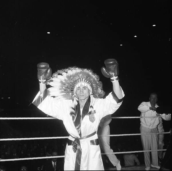 Jimmy Caldwell USA seen here at a Amateur Boxing contest at Wembley against England 2nd
