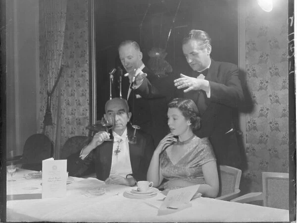 Magic Circle Banquet at Park Lane Hotel Horace King, Sylvia Peters, Ted Newman