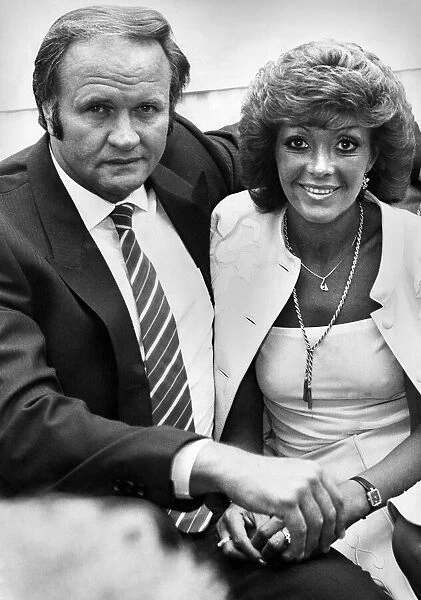 Manchester Uniteds Manager Ron Atkinson with the new love in his life Maggie