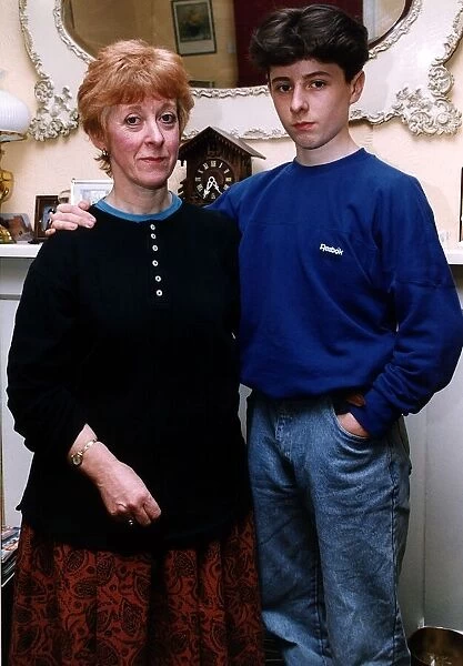 Margaret Maughan and her son James whose father is Spike Milligan A©Mirrorpix