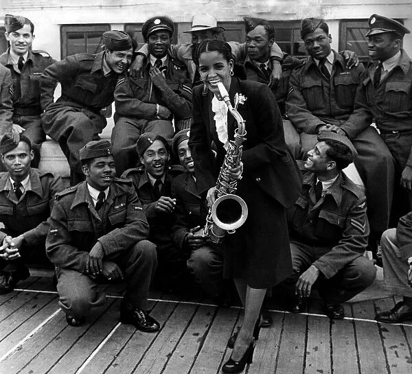 Mona Baptise Blues Singer June 1948 Empire Windrush arrives in Britain with 409