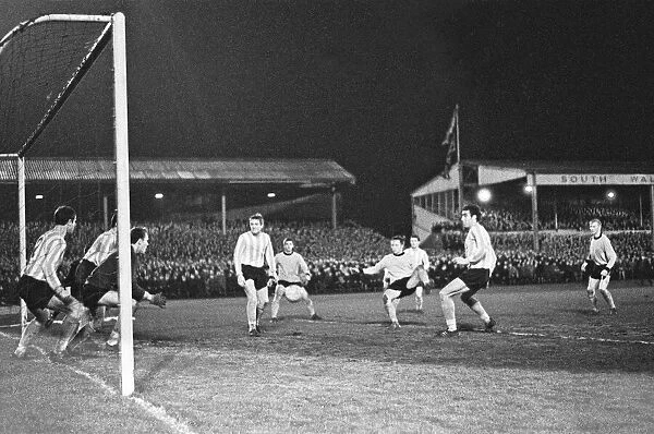 Newport County v Southampton, FA Cup Replay at Newport Stadium, 30th January 1968