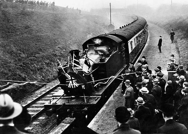 Opening of Hawthorns Station at West Bromwich by the Great Western Railway