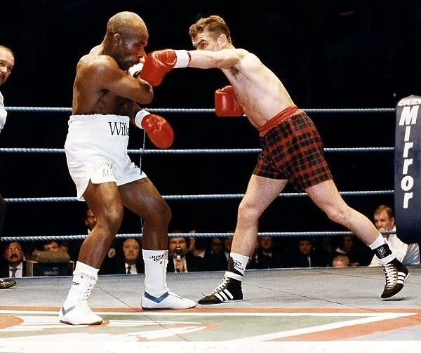 Pat Clinton boxer punches Baby Jake Matlala but it was too little too late