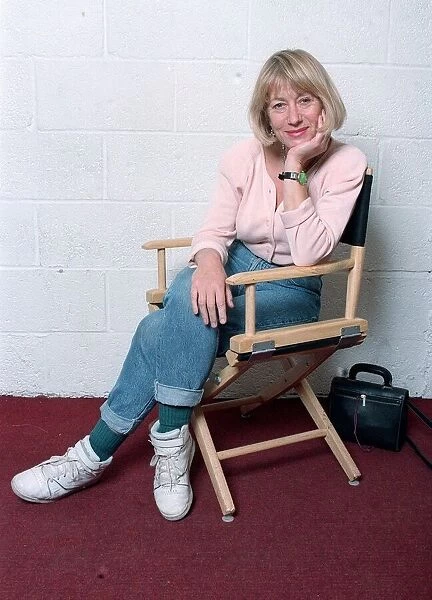 Portrait of actress Helen Mirren posing during a photoshoot June 1991
