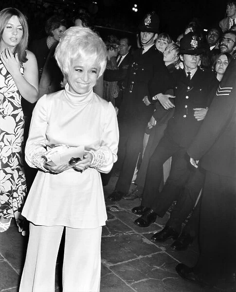 Premiere of the film 'Midnight Cowboy'English actress Barbara Windsor