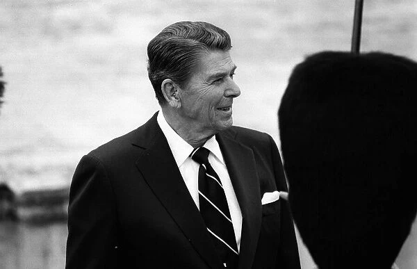 Ronald Reagan, President of the United States of America 1984 - state visit to Britain