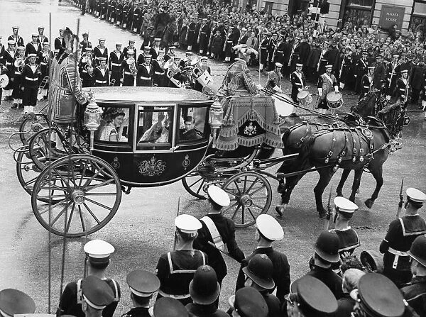 The second carriage of The Carriage Procession of Princes