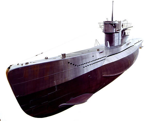 A Type VII U-boats the most common type of German World War II U-boat used during