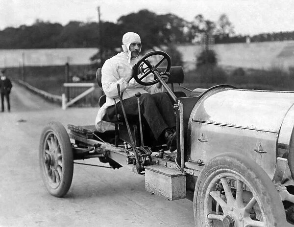 W. H. Cox who drove in a Charles S. Forbes car in a match for £