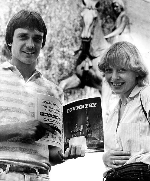 Welcome to Coventry. Dutch under-21 international Rudi Kaiser and his fiancee, Marina