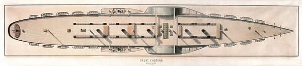SS Great Eastern, spar deck
