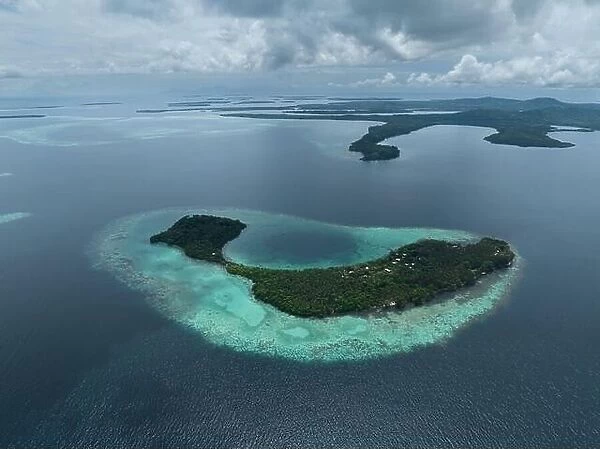 Lush, tropical islands are fringed by robust coral reefs in the Solomon Islands. This beautiful country is home to spectacular marine biodiversity