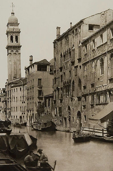 Animated view of Rio dei Greci, Venice